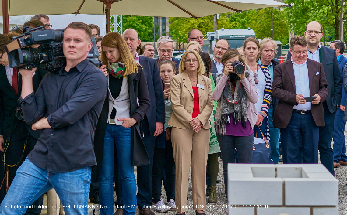 11. Mai 2017 - Grundsteinlegung für die LOGE und dem Kulturquadrat in Neuperlach